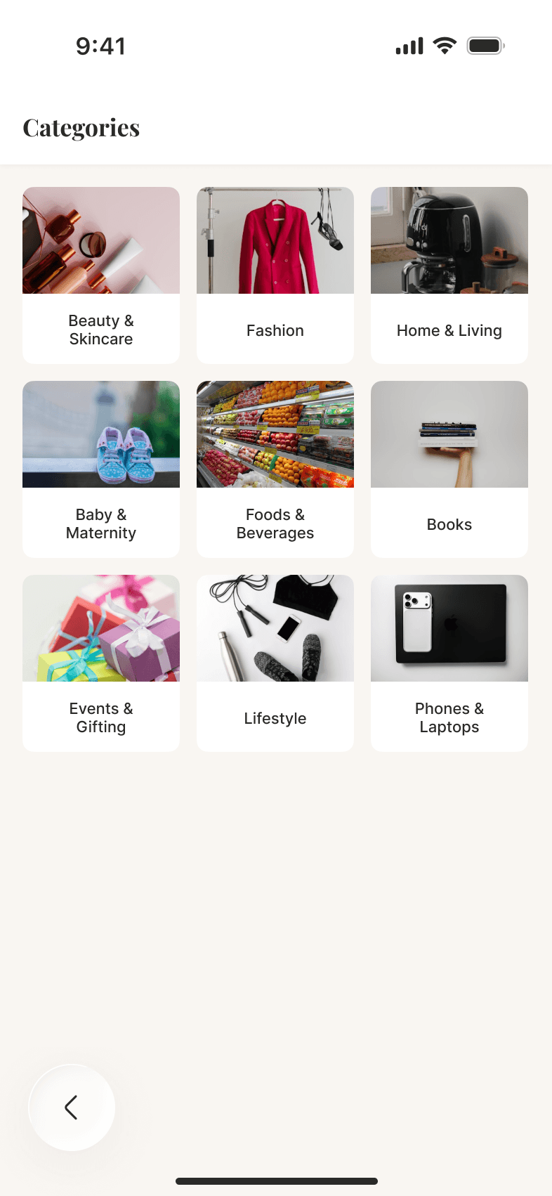 Softa category page